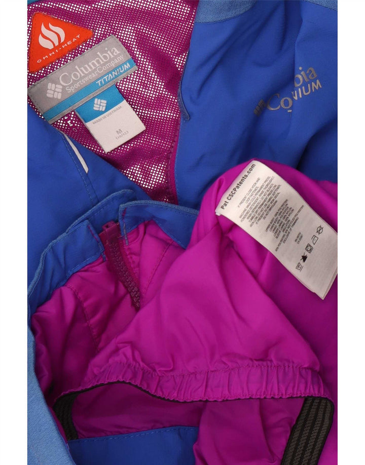Columbia Girls Titanium Windbreaker Jacket 10-11 år Medium Blue
