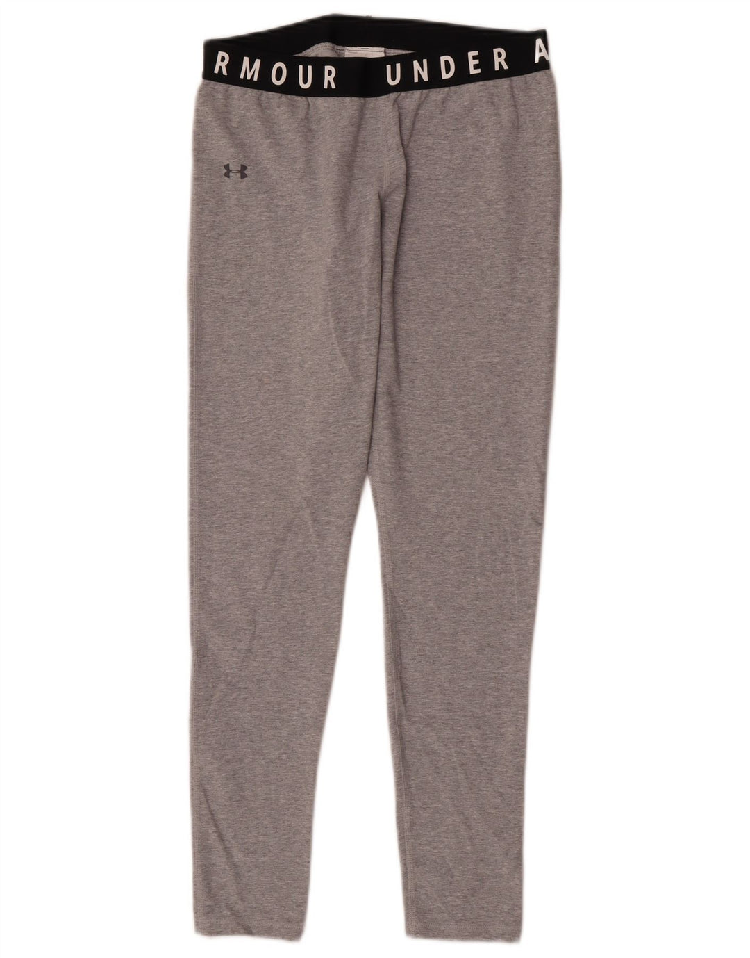 Under Armour Grafiske Leggings til kvinder UK 14 Medium Grey Colourblock Bomuld