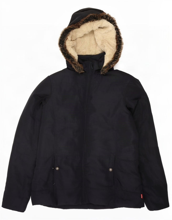 Levi's Piger Polstret Hættejakke 15-16 år Navy Blue Polyester