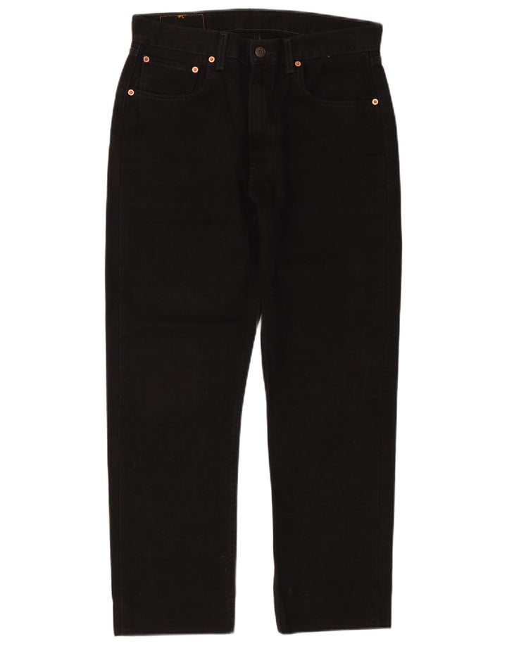 Levi's Herre 534 Straight Jeans W34 L28 Sort Bomuld