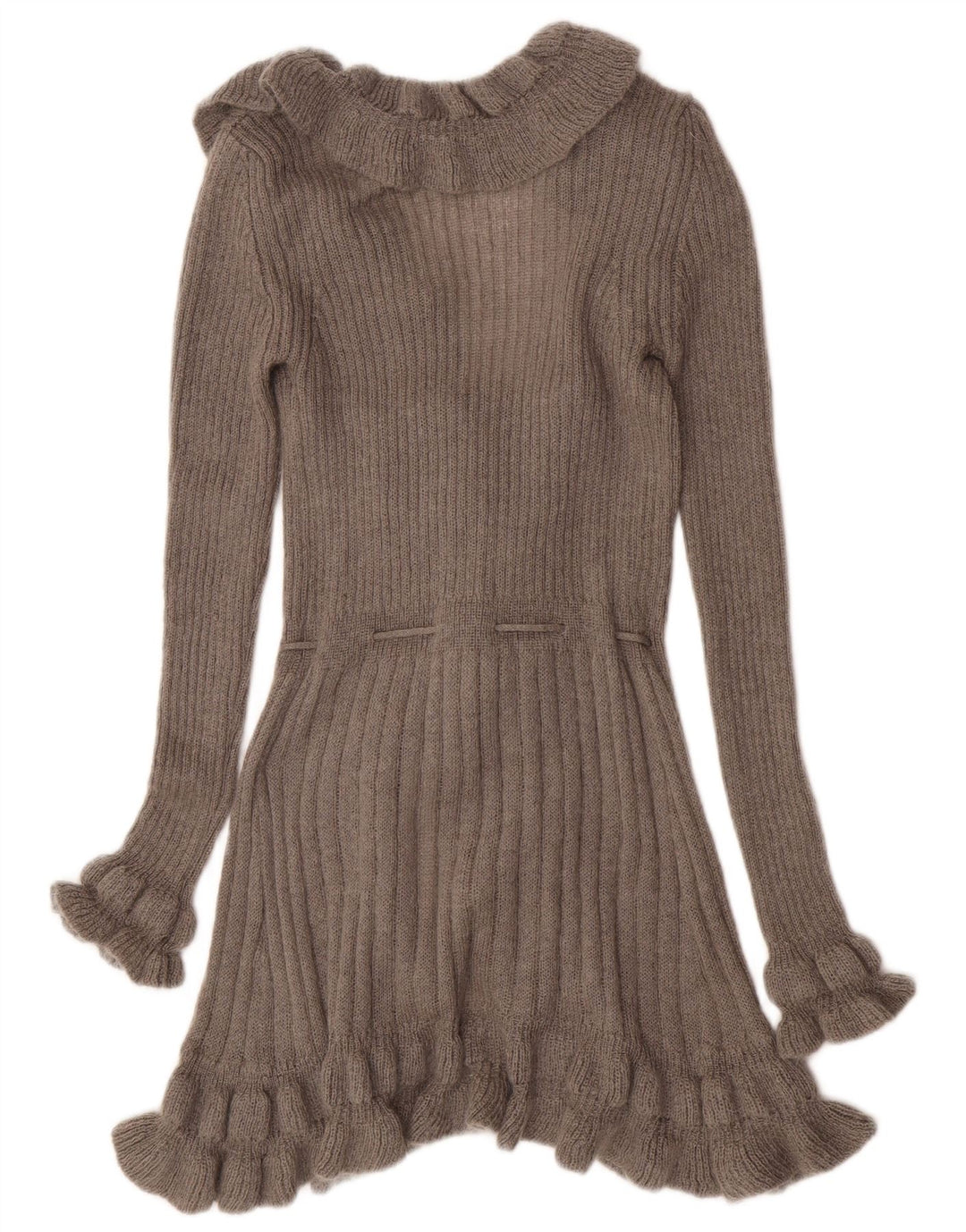 Northland Womens Longline Flæser Front Cardigan Sweater UK 8 Small Grey