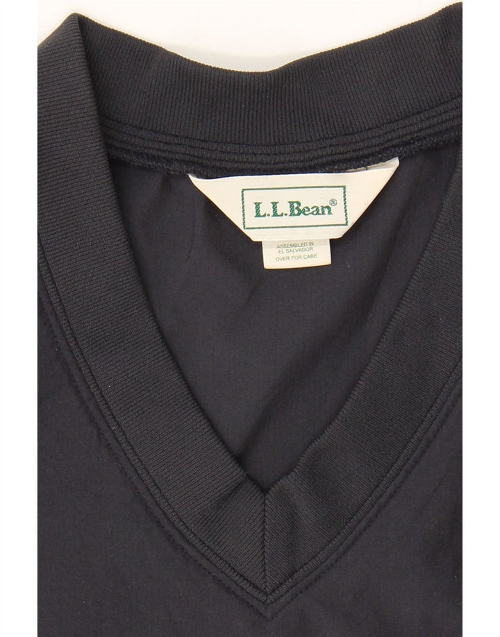 L.L.BEAN Mens Sweatshirt Jumper 2XL Navy Blue Polyester Vintage L.L.Bean and Second-Hand L.L.Bean from Messina Hembry 