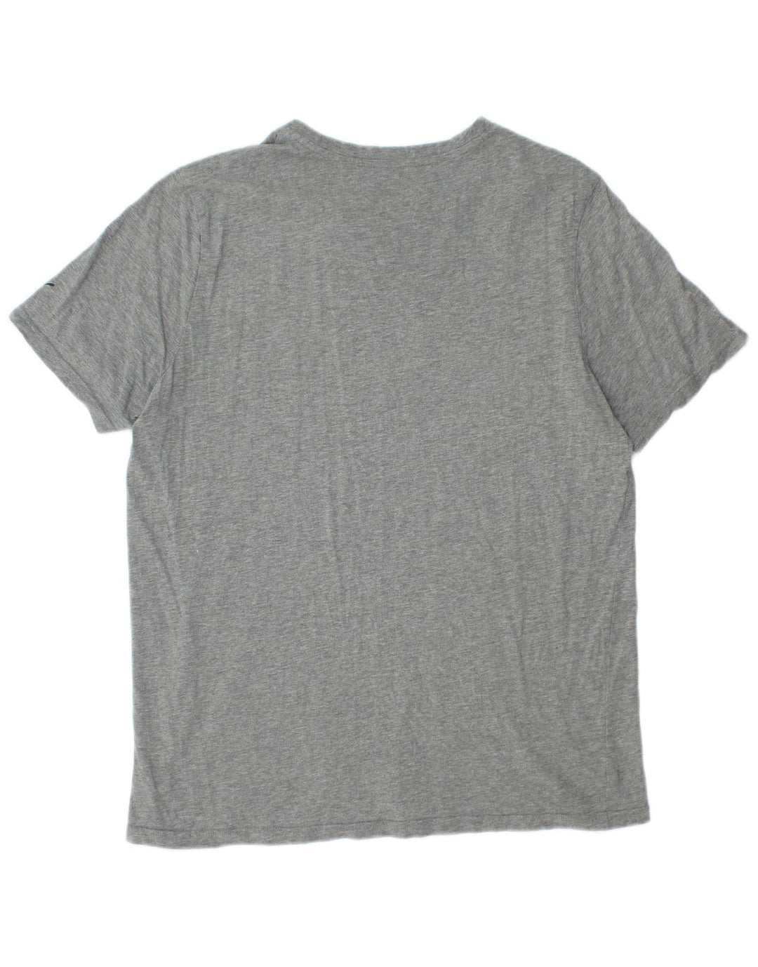 PUMA Grafisk T-shirt top til mænd, stor grå flækket