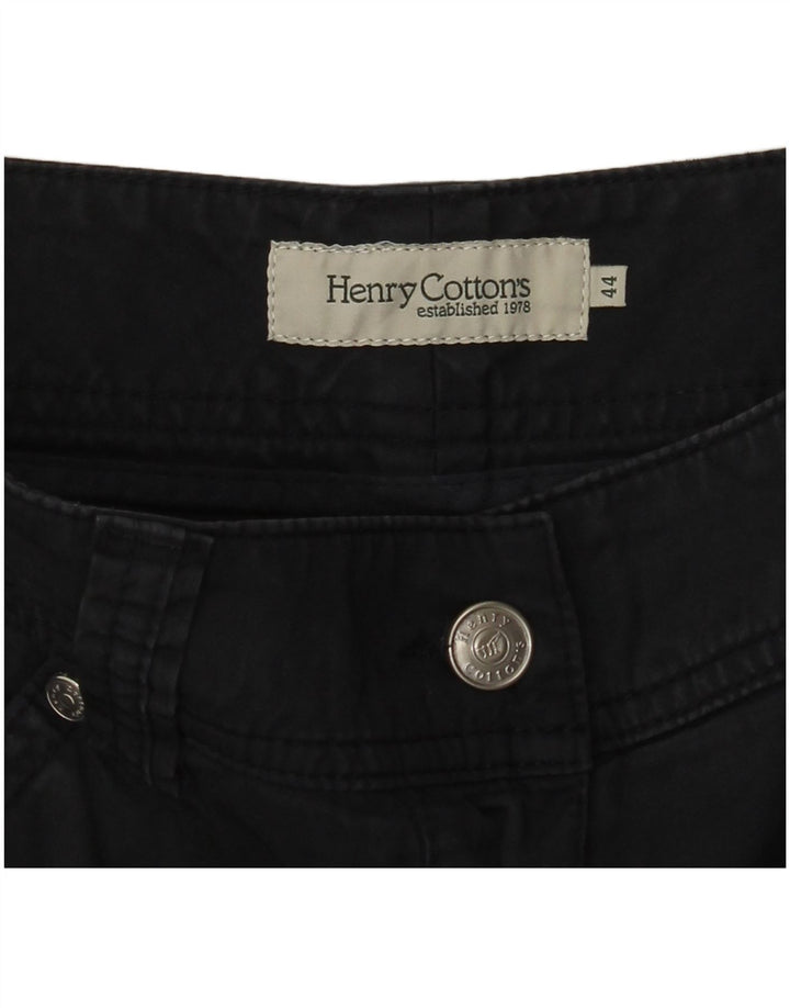 HENRY COTTONS Casual Shorts til kvinder IT 44 Medium W34 Marineblå