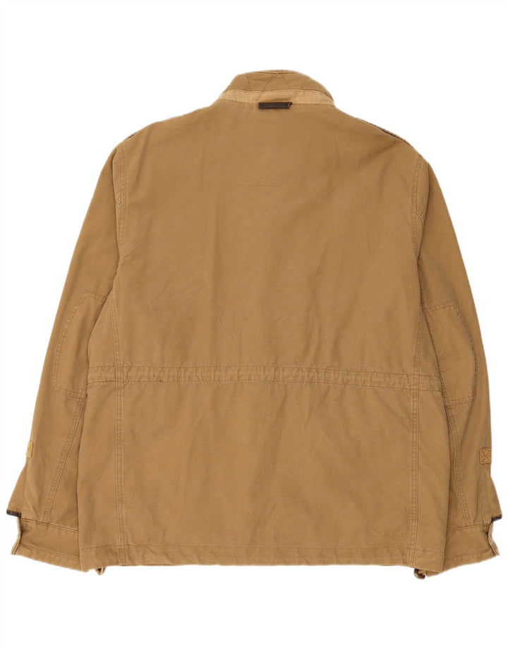 Fat Face Herre Military Jacket UK 40 Stor Beige Bomuld