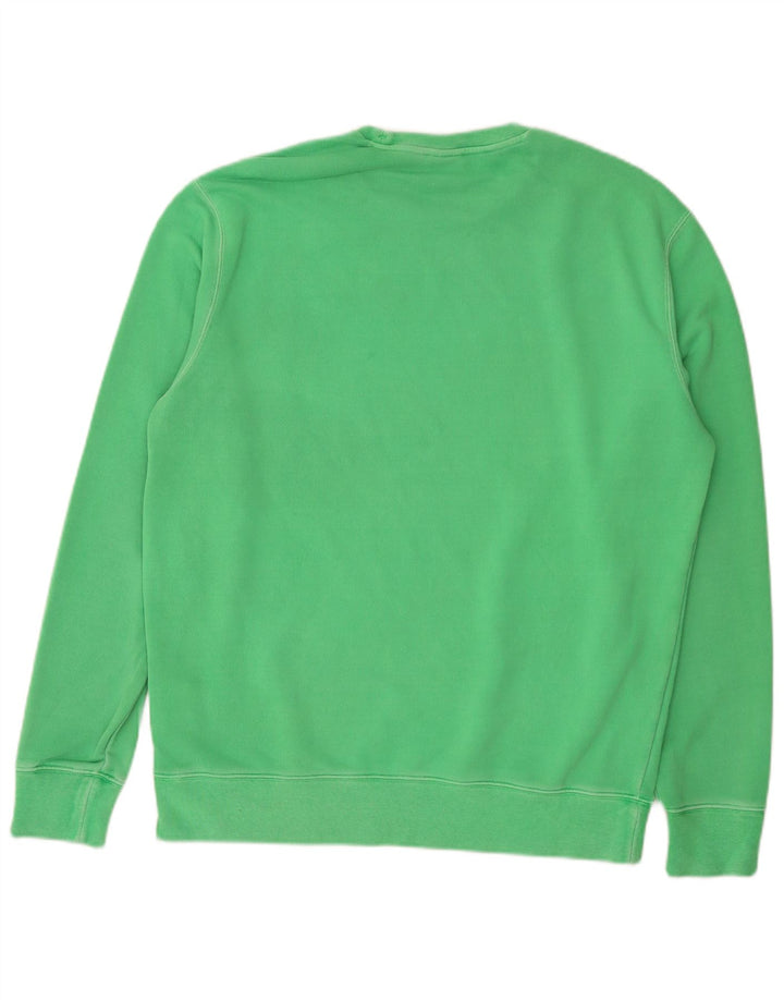 CHAMPION Herre Sweatshirt Jumper Medium Grøn Bomuld