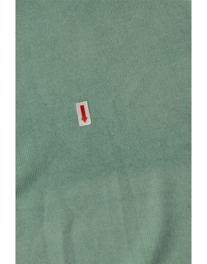 MARKS & SPENCER Dame Crop Jumper Sweater med rund hals DK 16 Stor turkis