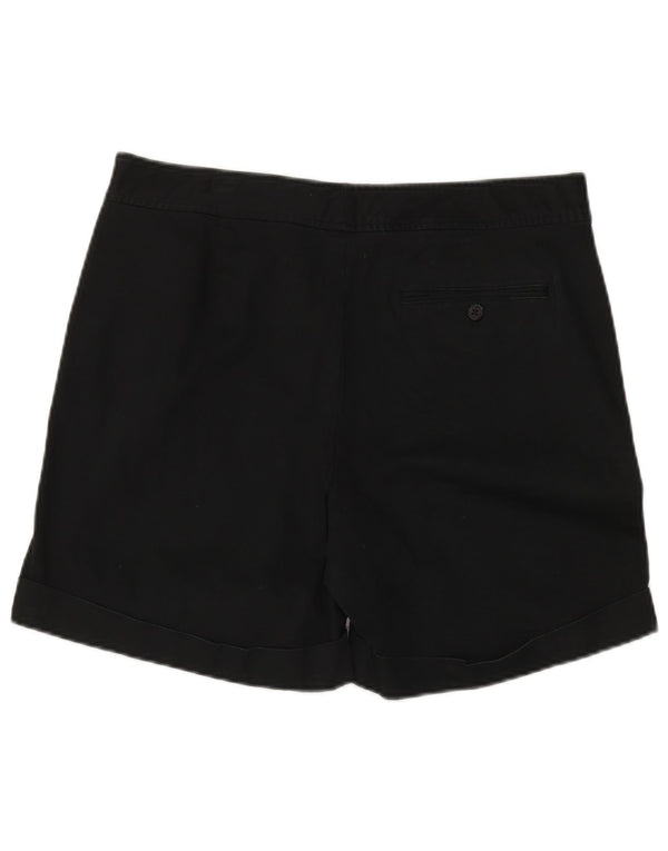 Ralph Lauren kvinders højtaljede chinoshorts US 14 XL W36 sort bomuld