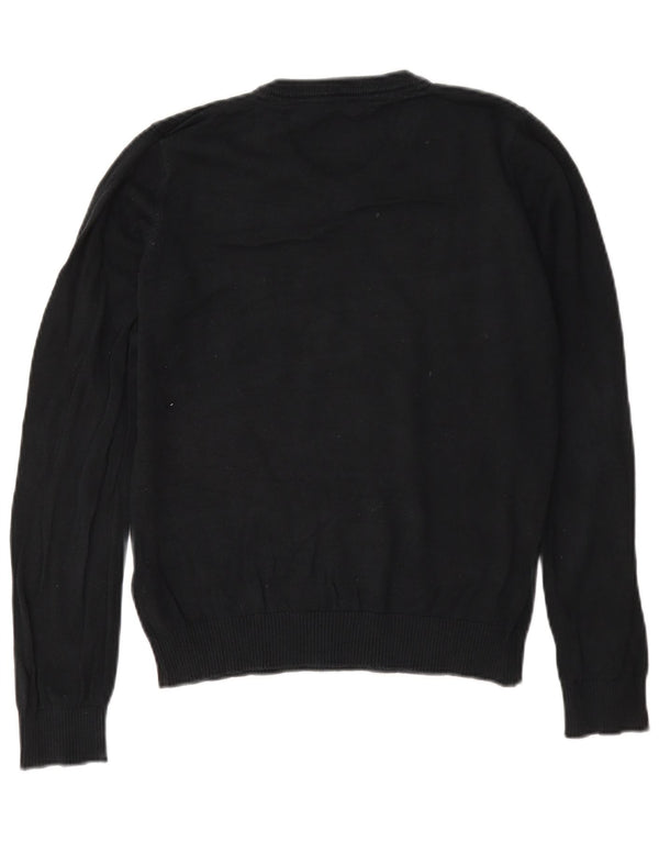 Marks & Spencer Boys Slim V-hals sweater 12-13 år Sort bomuld