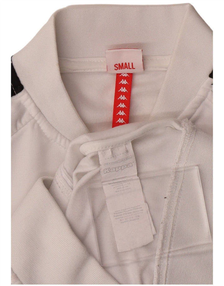 KAPPA piger grafisk træningsdragt topjakke 11-12 år Lille hvid