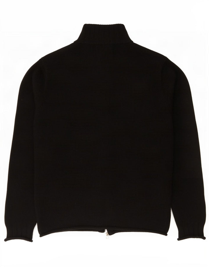 French Connection Herre cardigan sweater Medium Sort Uld