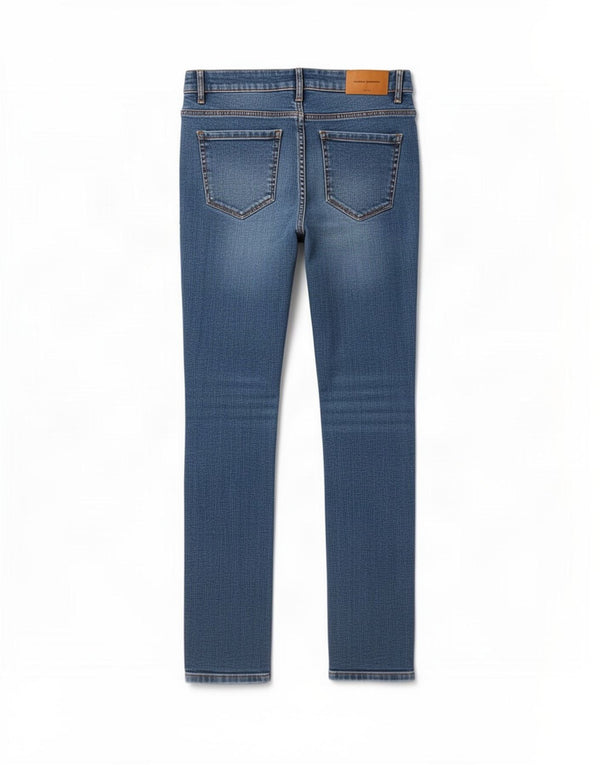Zara Dame Trafaluc Slim Jeans EU 38 Small W28 L28 Blå Bomuld
