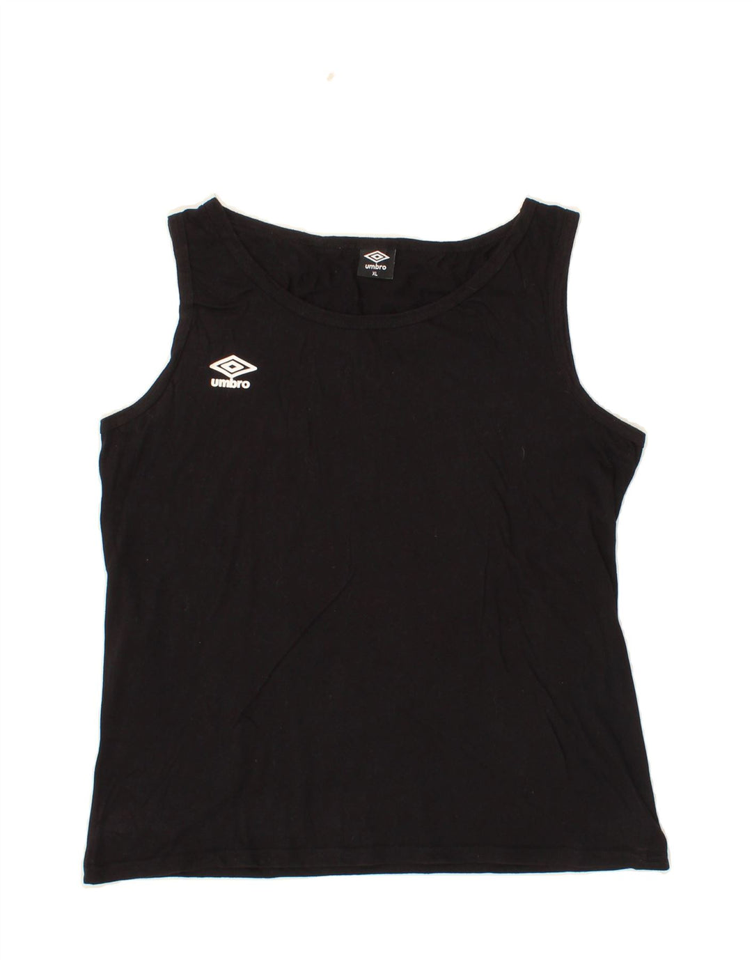 UMBRO Womens Vest Top UK 18 XL Black Cotton Vintage Umbro and Second-Hand Umbro from Messina Hembry 