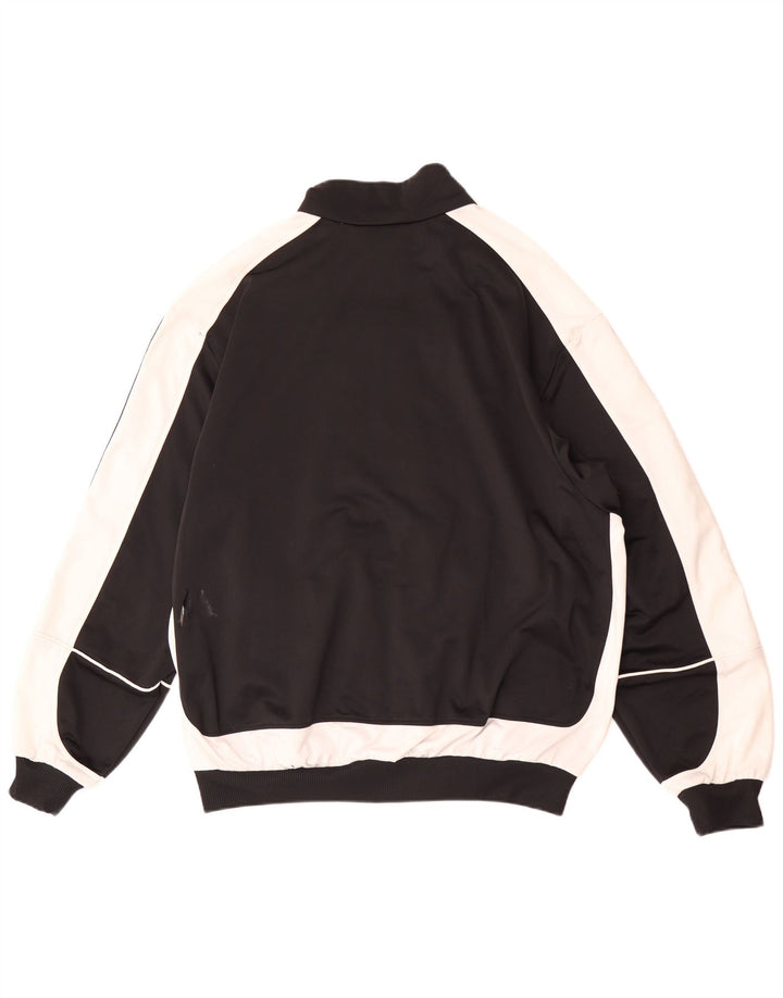 Adidas Træningsdragt til mænd Topjakke UK 48/50 XL Sort Colourblock Polyester