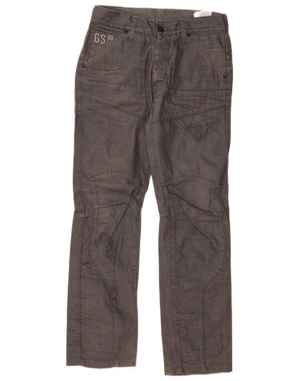 G-STAR Straight Jeans til mænd W32 L34 Grå bomuld