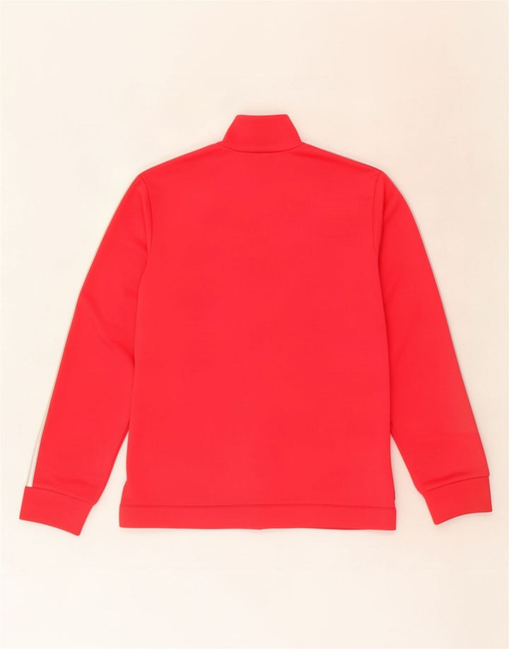 Adidas træningsdragt topjakke til kvinder UK 12 Medium Rød Polyester