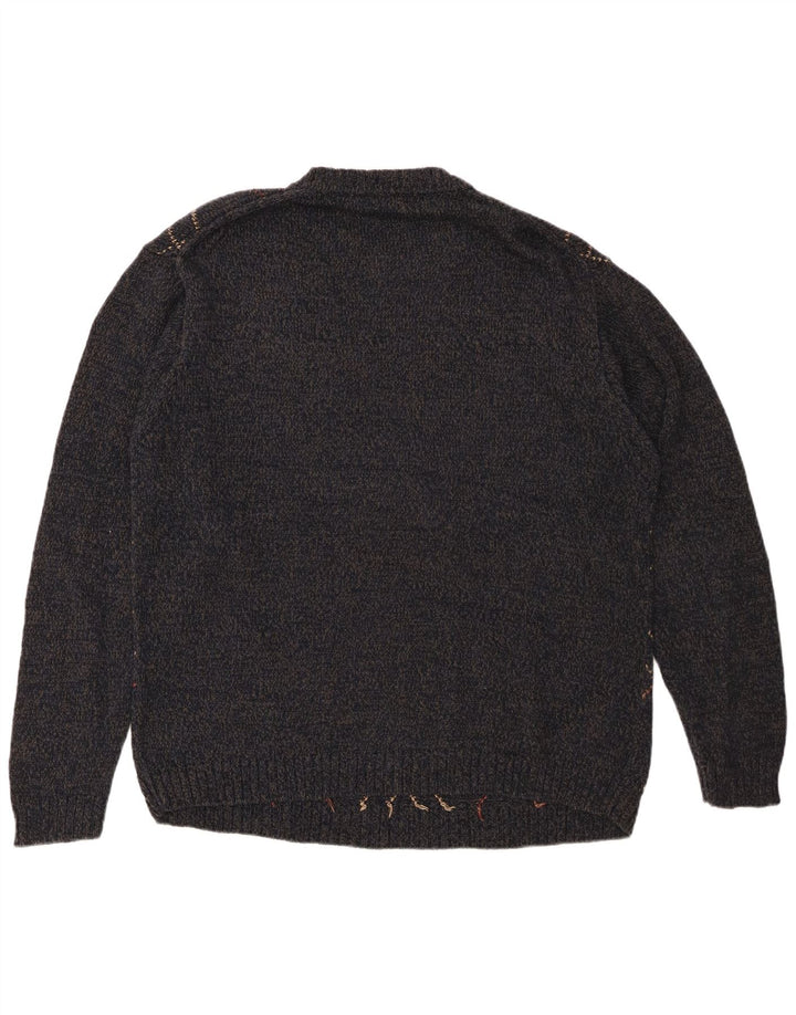 DOCKERS Herre sweater med rund hals XL Marineblå Argyle/Diamant Bomuld