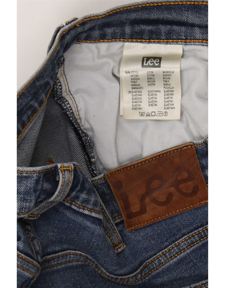 Lee Herre Brooklyn Straight Jeans W36 L32 Blå Bomuld