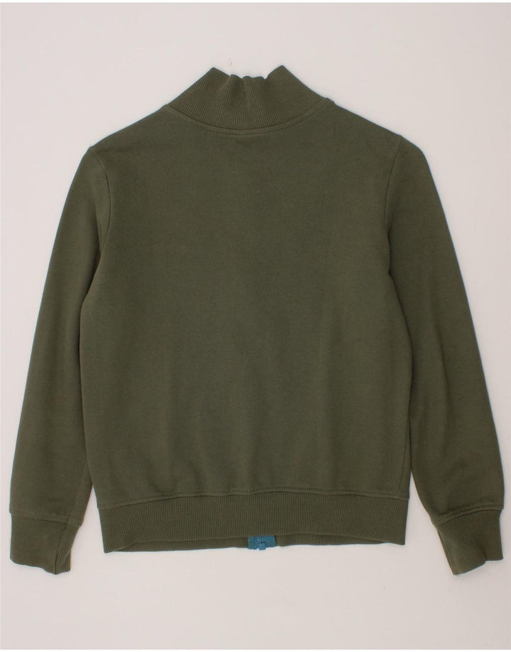 BENETTON Boys Tracksuit Top Jacket 7-8 Years Medium Khaki Cotton Vintage Benetton and Second-Hand Benetton from Messina Hembry 