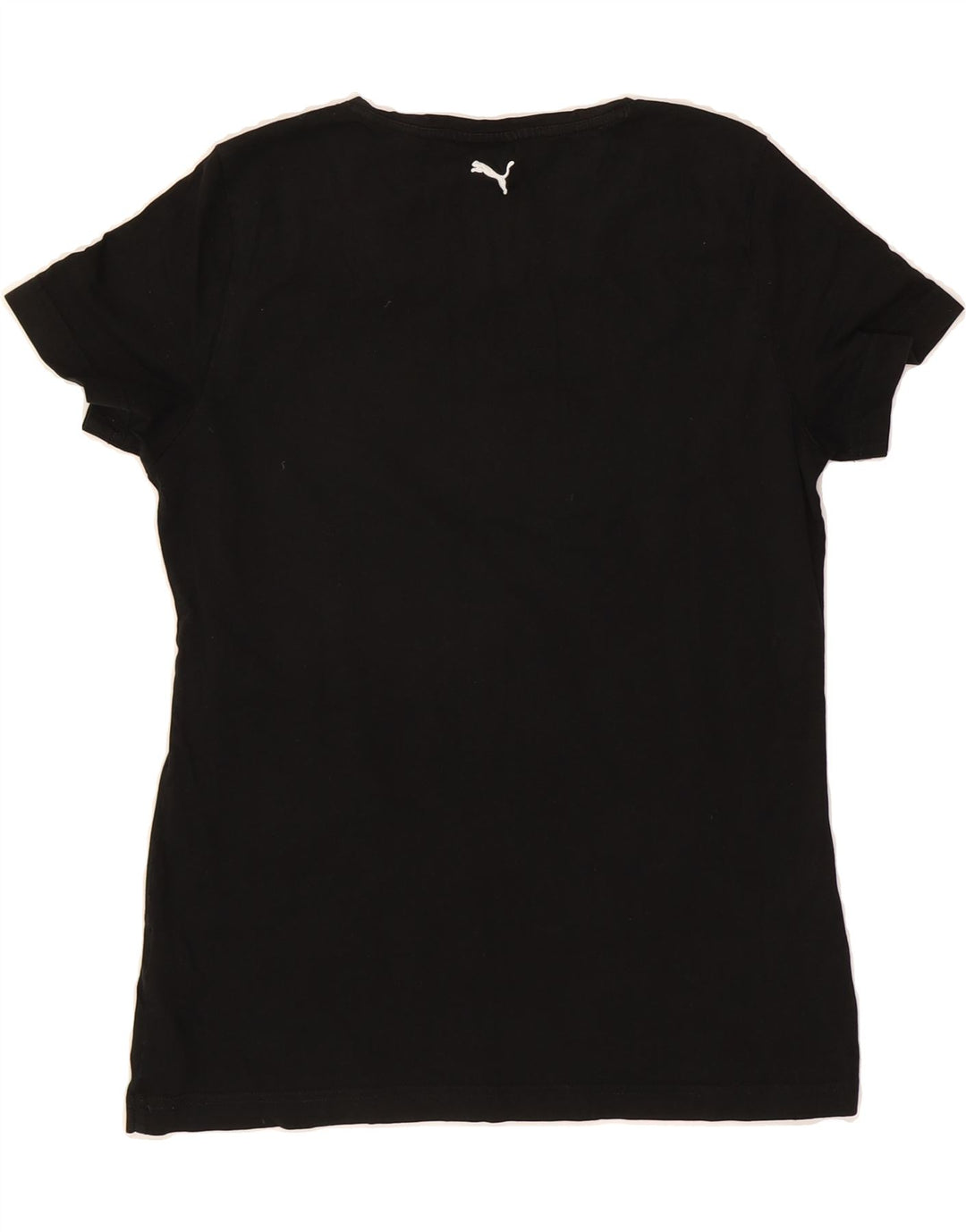 PUMA Womens Graphic T-Shirt Top UK 14 Large  Black Vintage Puma and Second-Hand Puma from Messina Hembry 