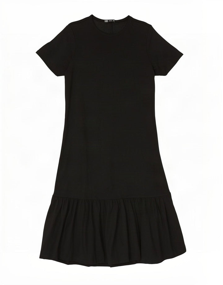 Zara Dame Maxi Dress UK 10 Small Black