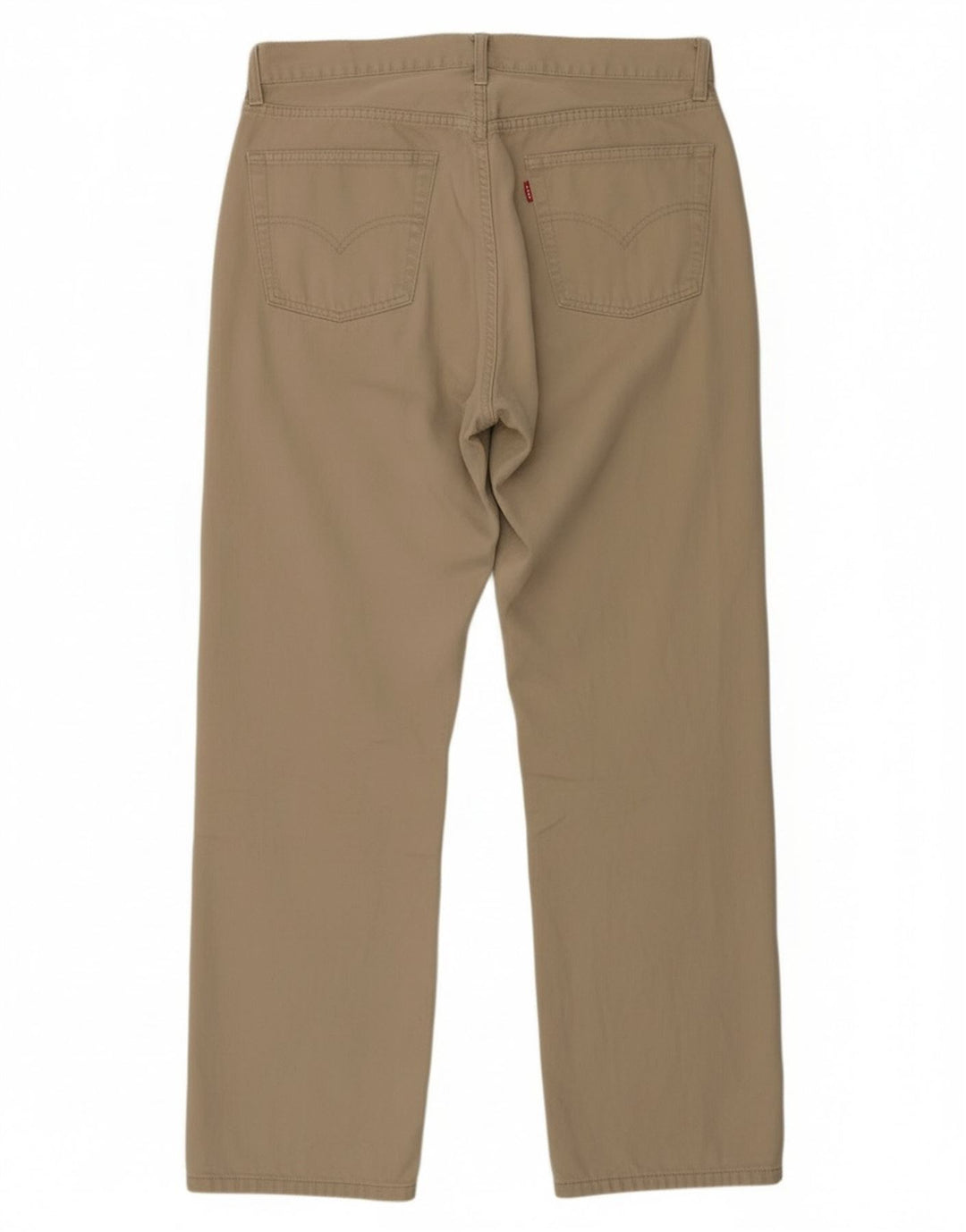 Levi's Herre 551 Straight Jeans W36 L30 Beige Bomuld