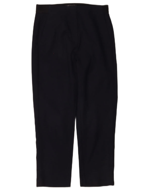 Marks & Spencer Dame Crop Chino Bukser UK 8 Small W26 L24 Navy Blue