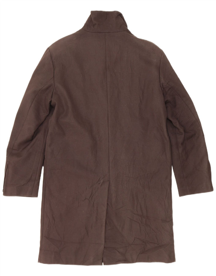 Exte Herre Overfrakke IT 48 Medium Brun Cupro