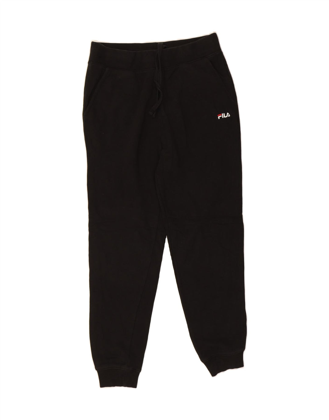 FILA Womens Tracksuit Trousers Joggers UK 12 Medium  Black Cotton Vintage Fila and Second-Hand Fila from Messina Hembry 