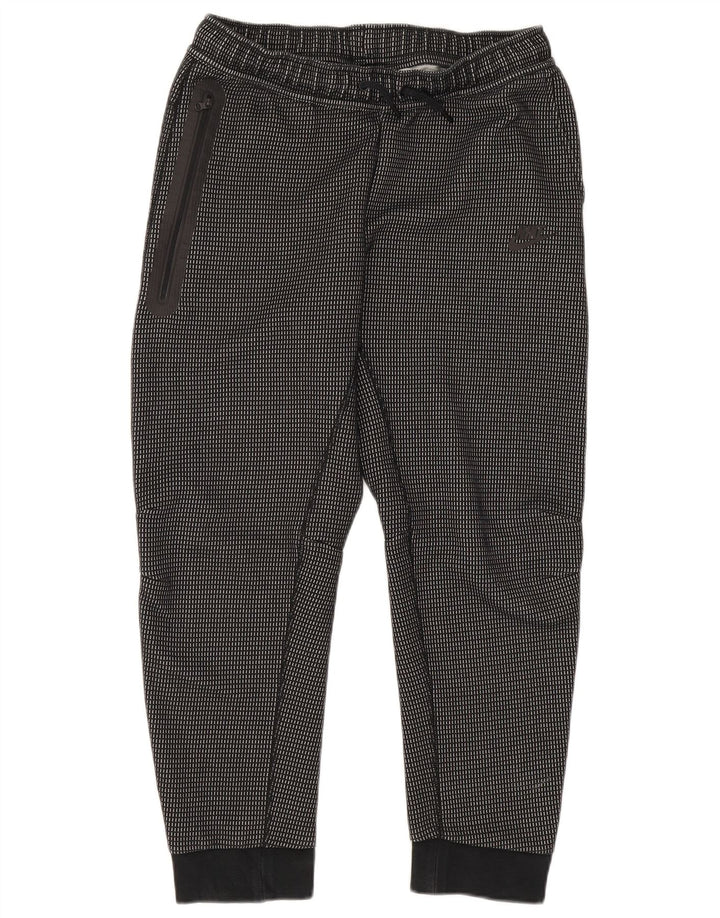 Nike træningsdragt til drenge Bukser Joggers 13-14 år XL sort ternet polyester