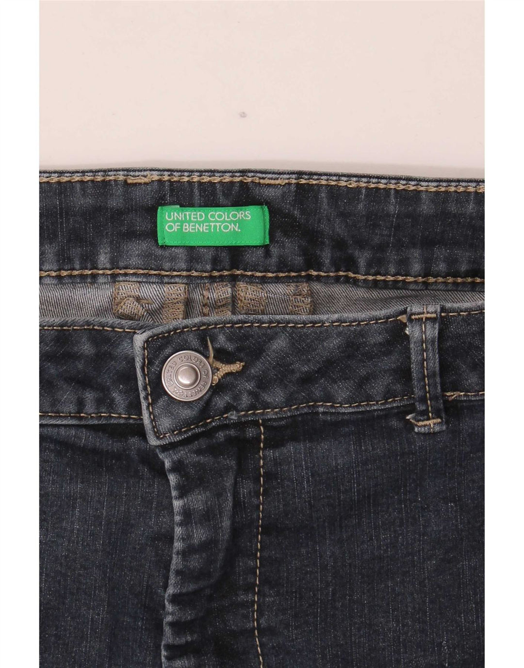 Benetton Herre Slim Jeans W34 L27 Blå