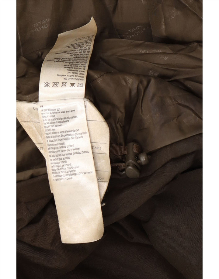 Mountain Warehouse Herre Hooded Parka Jacket UK 38 Medium Brun Nylon