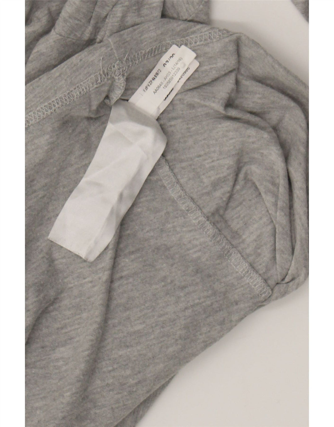 ADIDAS Womens Graphic Top Long Sleeve UK 12 Medium Grey Vintage Adidas and Second-Hand Adidas from Messina Hembry 