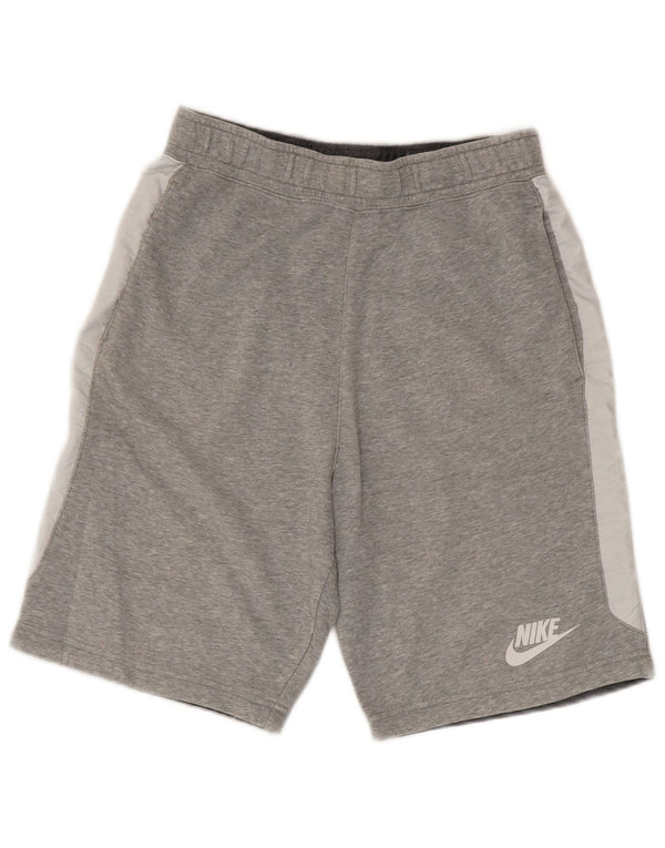 Nike Boys Sports Shorts 13-14 år XL Grå Colourblock Bomuld