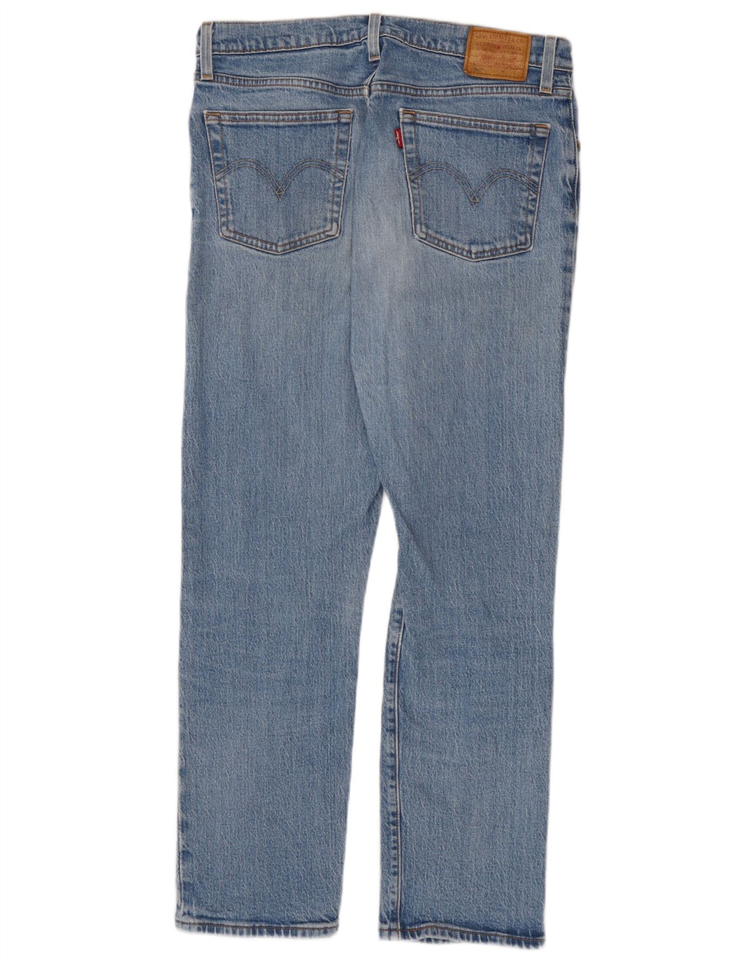 Levi's Dame 501 Straight Jeans W29 L28 Blå Bomuld