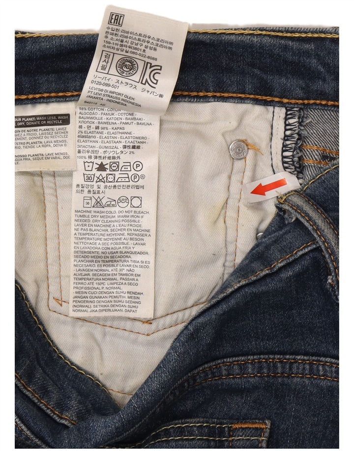 Levi's Herre 541 Athletic Straight Jeans W34 L32 Blå Bomuld