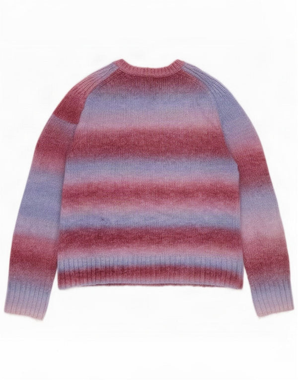 White Stuff Dame Boat Neck Jumper Sweater UK 14 Large Blue Striped
