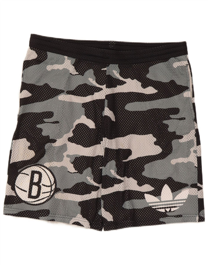 Adidas Herre grafiske sportsshorts Medium Sort Camouflage Polyester