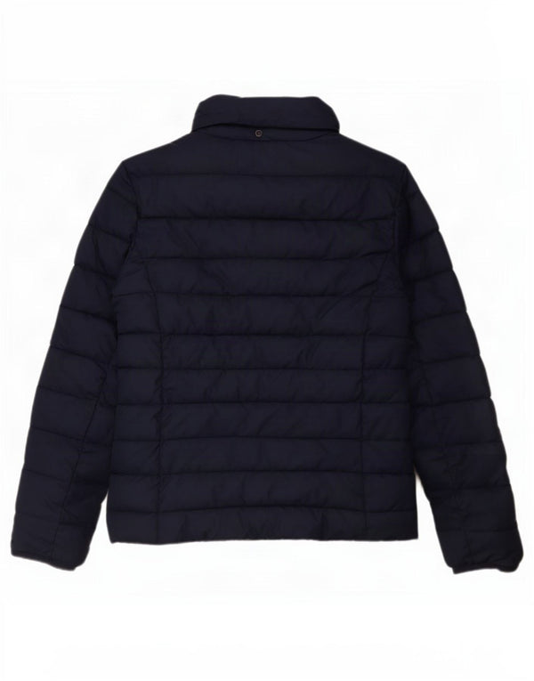 Tommy Hilfiger Dame Polstret Jakke UK 14 Medium Navy Blue Polyester