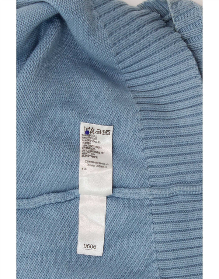 Marks & Spencer Herre Blue Harbor V-hals sweater Medium Bomuld