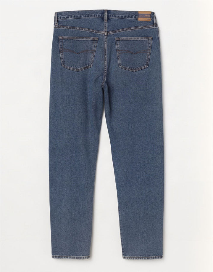 Lee Cooper Straight Jeans til mænd W38 L32 Blå Bomuld
