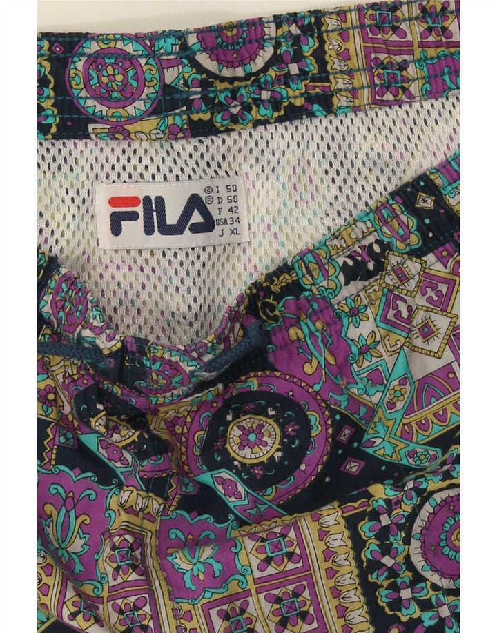 Fila Badeshorts til mænd store flerfarvede blomster