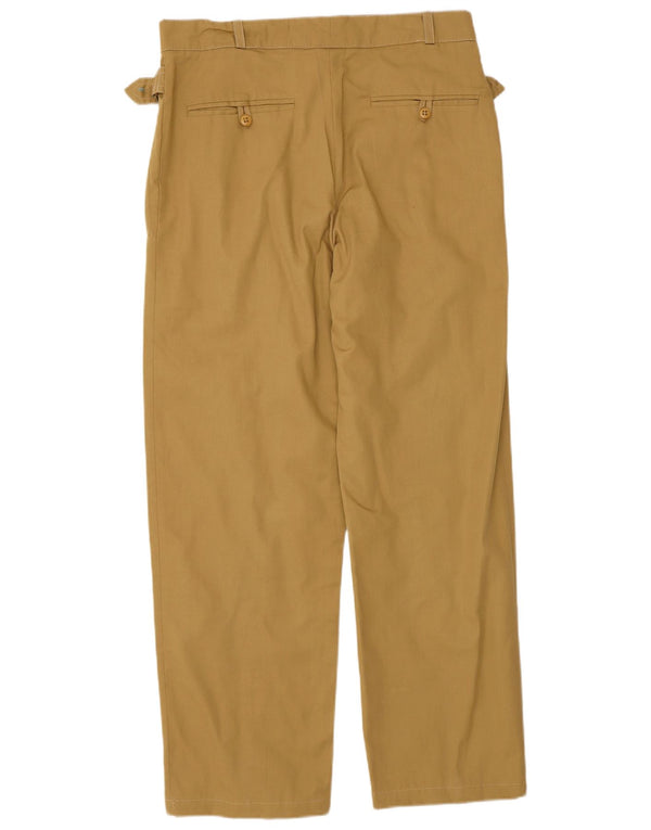 Vintage lige chinobukser til mænd W30 L28 Beige