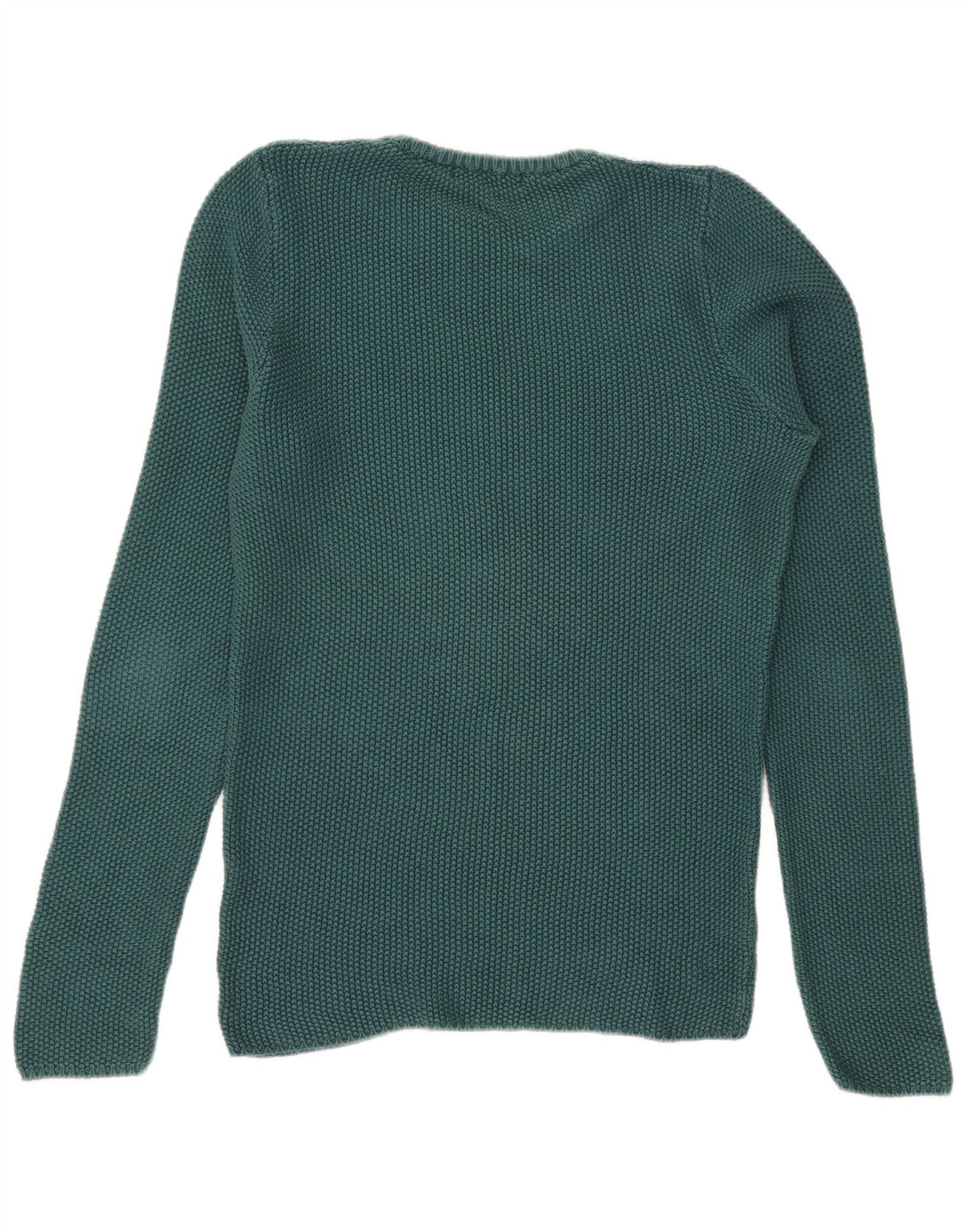 Zara Herre sweater med rund hals, mellemgrøn