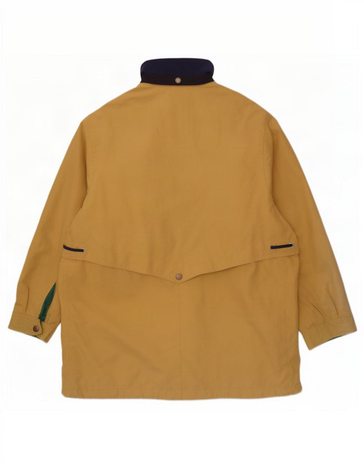 Goldix Dame Windbreaker Coat EU 46 XL Gul Colourblock