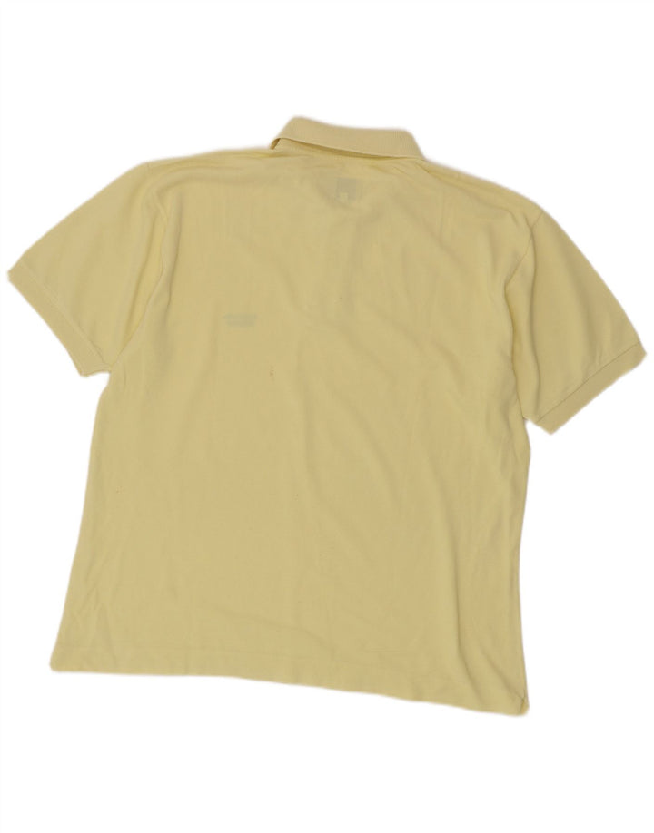 BENETTON herre polo shirt stor gul