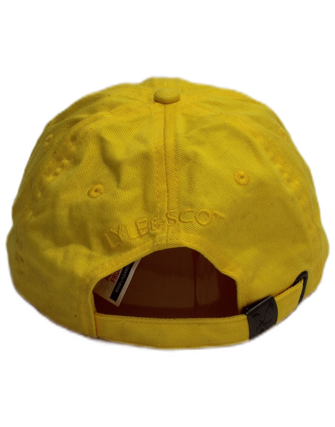 LYLE & SCOTT Grafisk baseballkasket til mænd One Size Gul bomuld Classic