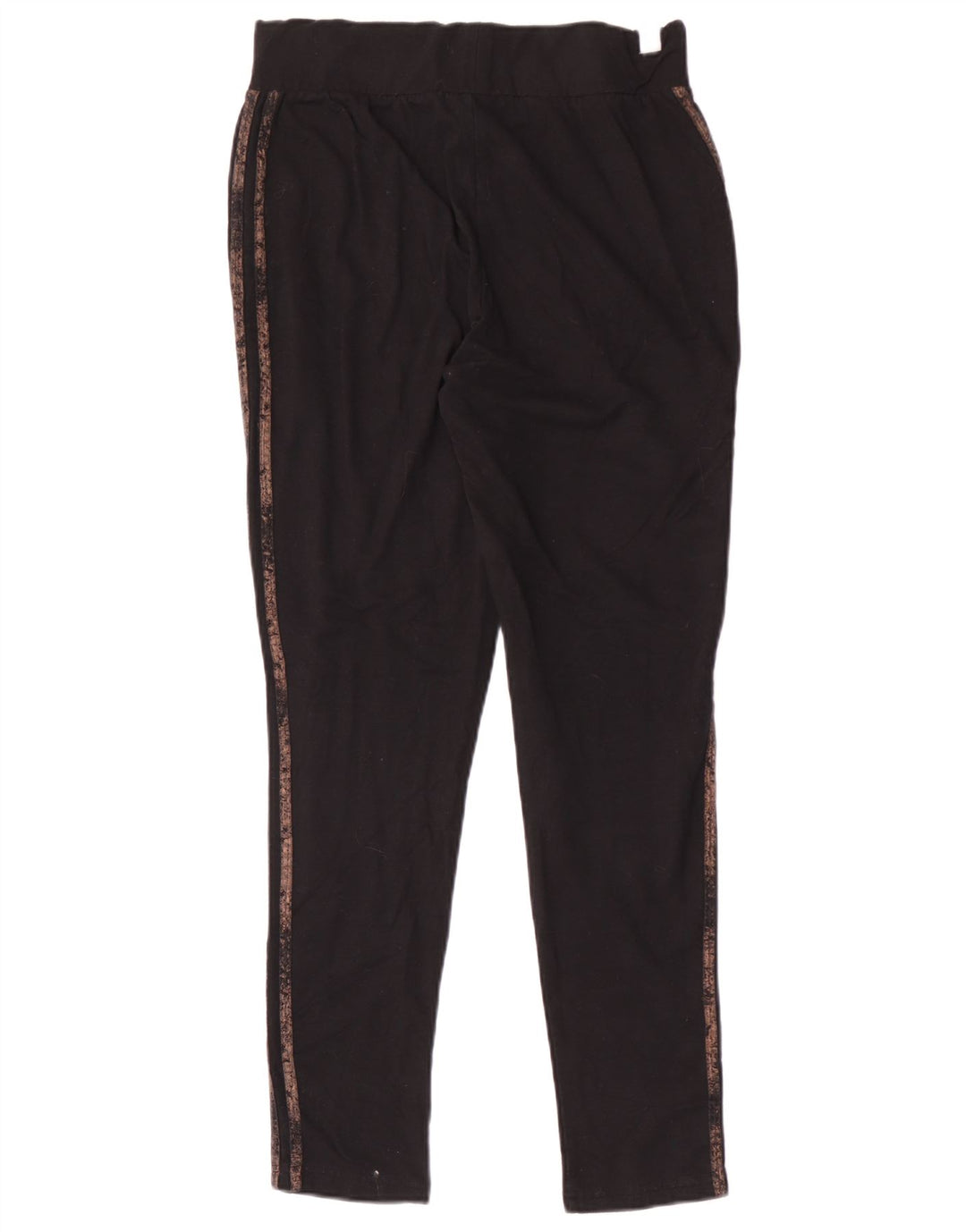 Adidas Womens Leggings UK 10 Small Black Polyester