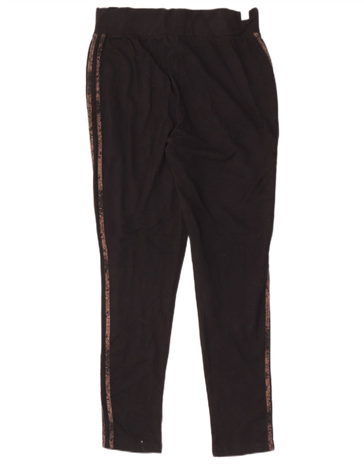 Adidas Womens Leggings UK 10 Small Black Polyester