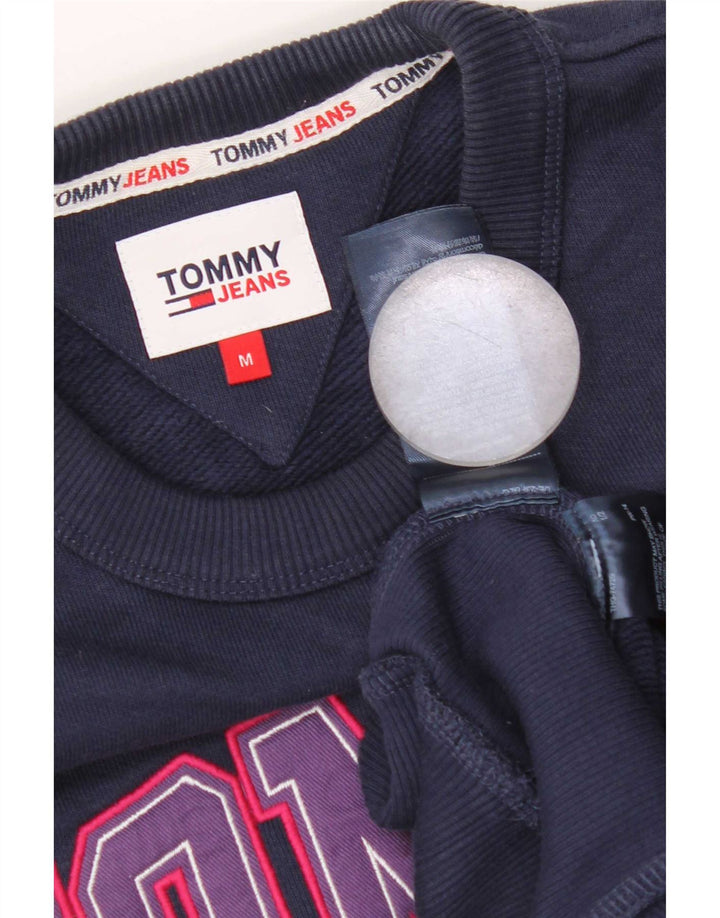 Tommy Hilfiger Herre Grafisk Relaxed Fit Sweatshirt Jumper Medium Navy Blue